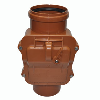 Обратный клапан канализационный ПВХ 250 мм